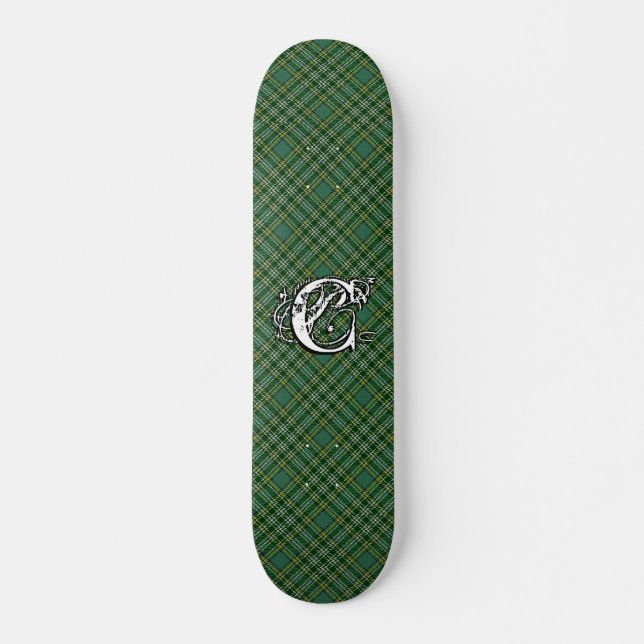 Extreme Tartan Clan Currie Monogram Skateboard (Vorne)