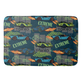 Extreme Tokyo Street Racing Pattern Badematte