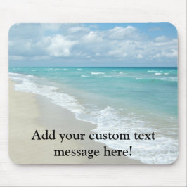 Extremer Entspannungs-Strand-Ansicht-Weiß-Sand Mousepad