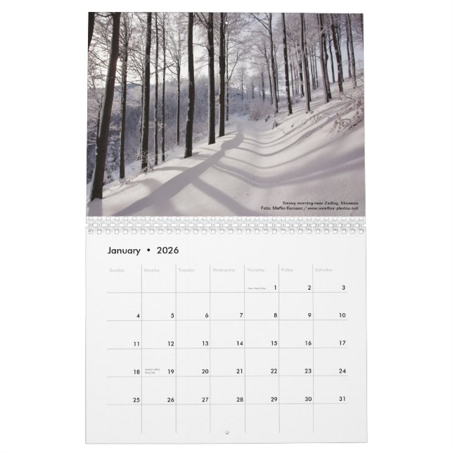 Extremer Kalender des Wetters 2013 (Jan 2026)