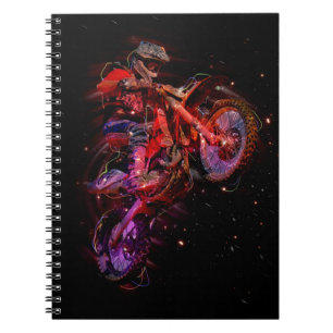 Extremer Motocross Notizblock