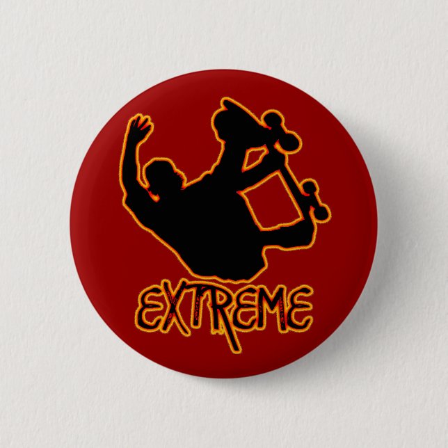 EXTREMER SKATEBOARDING BUTTON (Vorderseite)