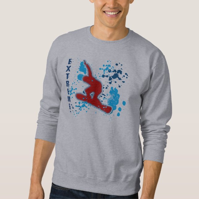 EXTREMER SNOWBOARDING SWEATSHIRT (Vorderseite)