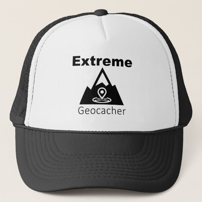 Extremes Geocacher Truckerkappe (Vorderseite)