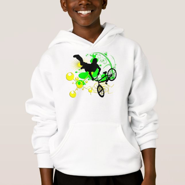 Extremes Radfahren Hoodie (Vorderseite)