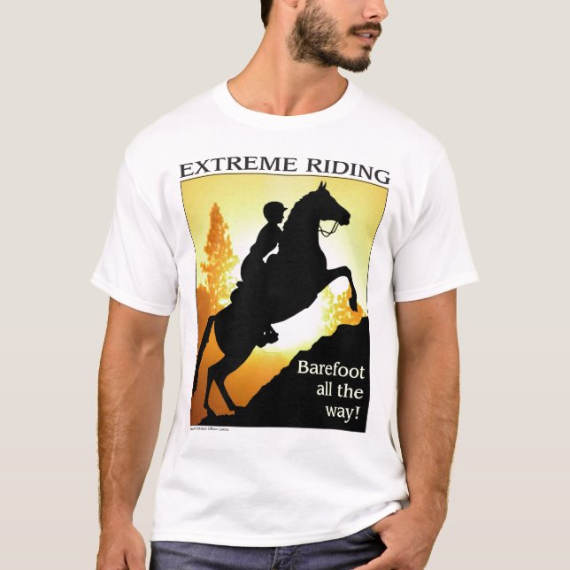 Extremes Reiten T-Shirt (Vorderseite)