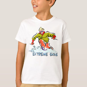 Extremes Skifahren T-Shirt
