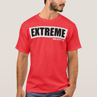 ExtremeWhite - Beast On Gym Motivation Fitness Say T-Shirt