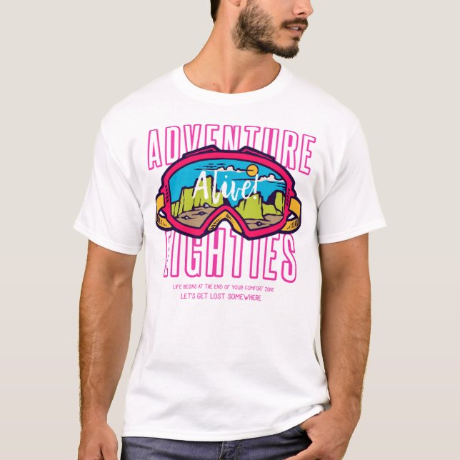 Extremsportmotocross-Brille T-Shirt (Vorderseite)