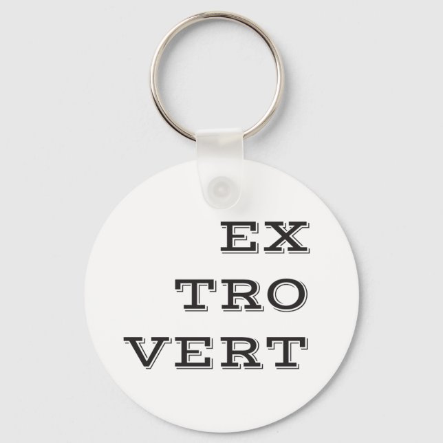 Extroverter Schlüsselanhänger (Vorderseite)