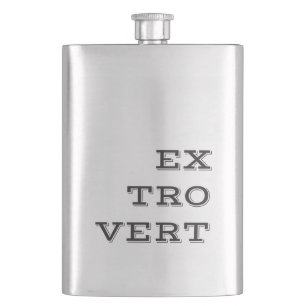 Extrovertierte Flasche Flachmann