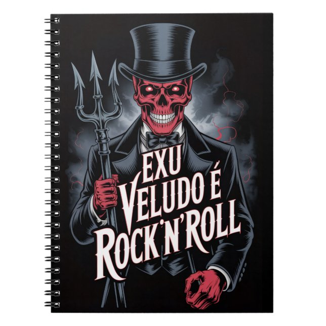 Exu Veludo é Rock'N'Roll #1 Notizblock (Vorderseite)