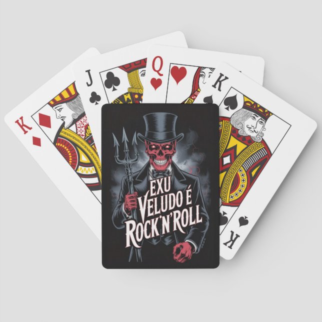 Exu Veludo é Rock'N'Roll #1 Spielkarten (Rückseite)