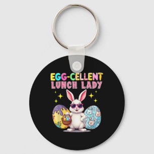 Exzellente Lunch Lady Ostern Bunny Sungles Jagen Schlüsselanhänger