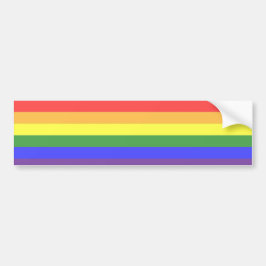 Exzellente Rainbow Stripe Bright Colors Autoaufkleber