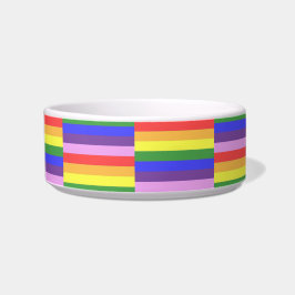 Exzellente Rainbow Stripe Bright Colors Napf