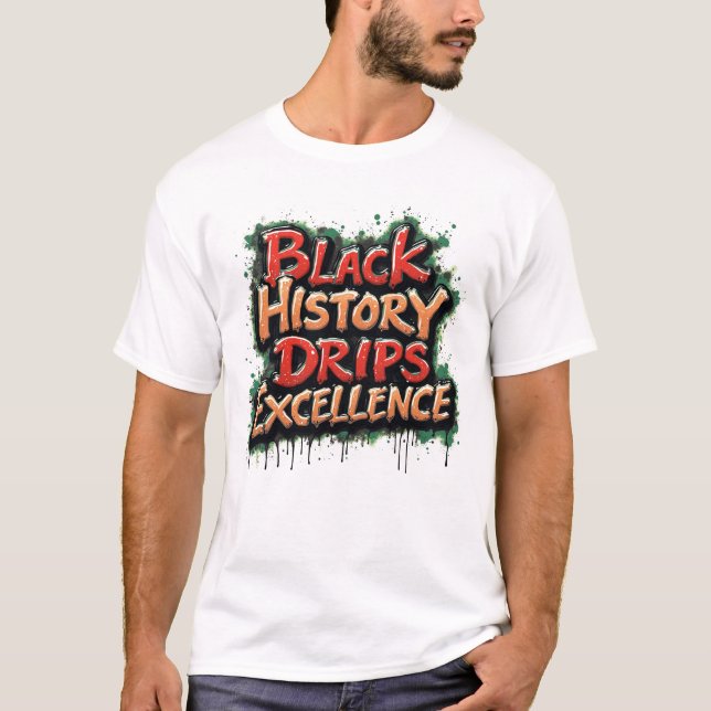 Exzellente Tropfen T-Shirt (Vorderseite)