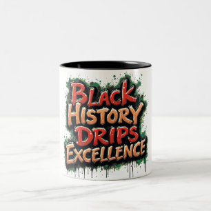 Exzellente Tropfen Zweifarbige Tasse