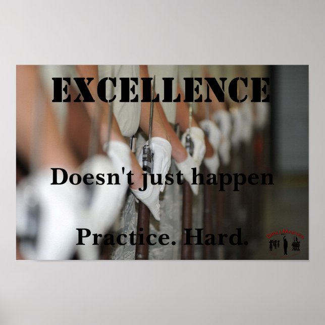 Exzellentes Motivierend Poster (Vorne)