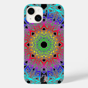 Exzellentes Spectra-Glyph Case-Mate iPhone 14 Hülle