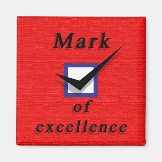 "Exzellenzzeichen" Magnet (Vorne)