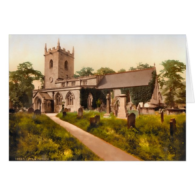 Eyam Church Derbyshire England (Vorderseite (Horizontal))