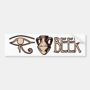 Eye Amphora Beer Autoaufkleber