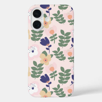 Eye-Catching Bold Blume Motif Handy Case - Colorf