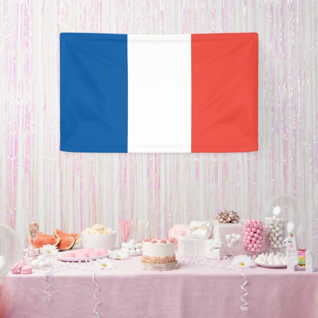 Eye-Catching France Banner for National Pride Disp (Party)