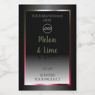 Eye Catching Schwarz-weiße Product Labels Add Logo Lebensmitteletikett