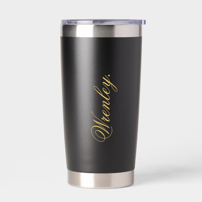 Eye Catching Stylish Custom Name Thermobecher (Links)
