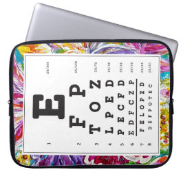 Eye Chart Laptop Sleeve
