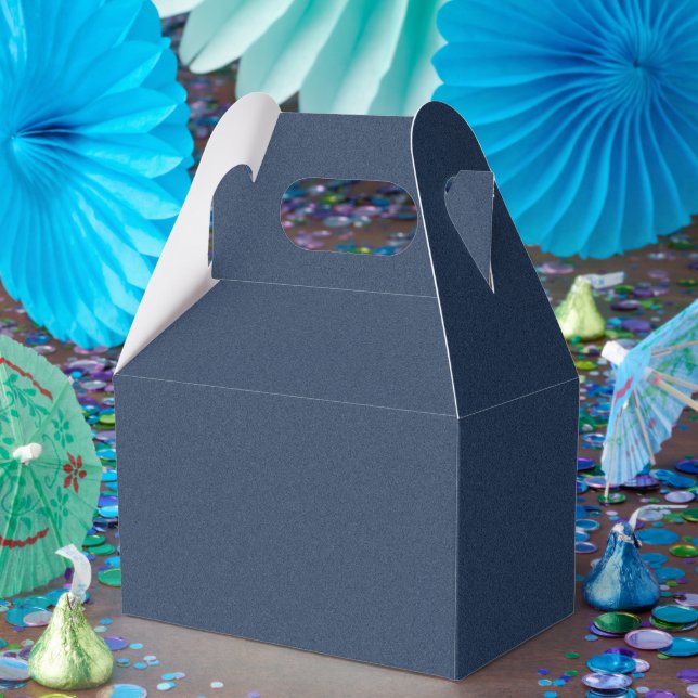 Eye Chasing Blue Texture Gift Ready Gable Box Desi Geschenkschachtel (Party)