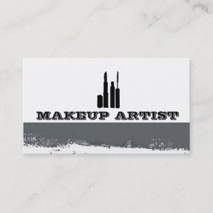 Eye Cosmetics Abstrakte Spritzer Makeup Artist Visitenkarte