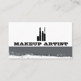 Eye Cosmetics Abstrakte Spritzer Makeup Artist Visitenkarte