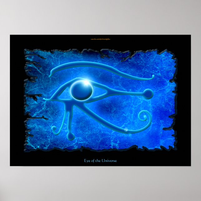 EYE DER HORUS Ägyptische Kunstdruckerei Poster (Vorne)