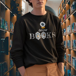 "Eye" Devour Books - Gespenster lesen Sweatshirt