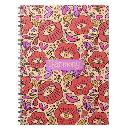 Eye Doodle Manifest Spiral Notebook Notizblock