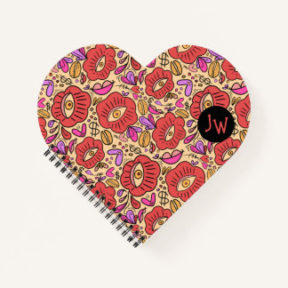 Eye Doodle Manifest Spiral Notebook Notizbuch