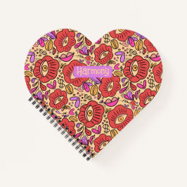 Eye Doodle Manifest Spiral Notebook Notizbuch