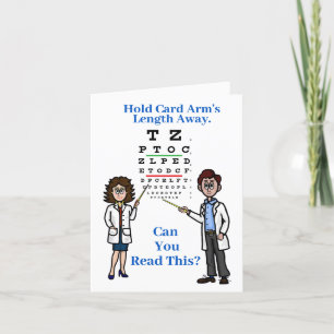 Eye Exam World Optometry Day Carte de voeux