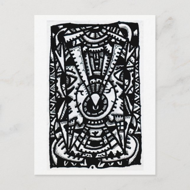Eye-Eye von Brian Benson Postkarte (Vorderseite)