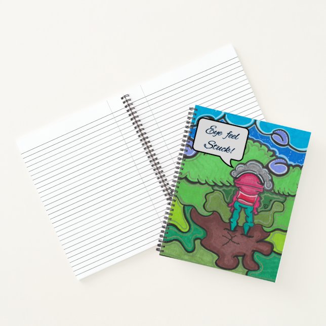 Eye Feel Stuck Notizbuch (Innenseite)