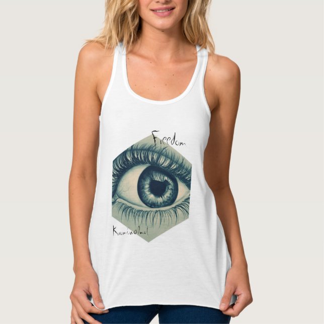 Eye freedom tank top (Vorderseite)