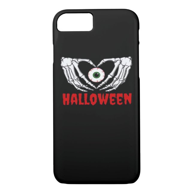 Eye Halloween - Skeleton Hands Herz Case-Mate iPhone Hülle (Rückseite)