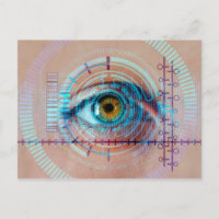 Eye Iris biometrische Sci-Fi Futuristic Tech