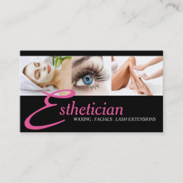 Eye Lashes Erweiterungen machen Künstler Visitenkarte