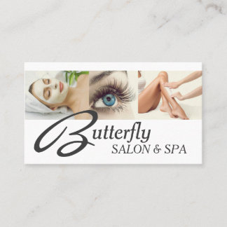 Eye Lashes Extensions Wax Facials Wellness-Center  Visitenkarte