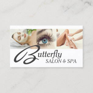Eye Lashes Extensions Wax Facials Wellness-Center  Visitenkarte