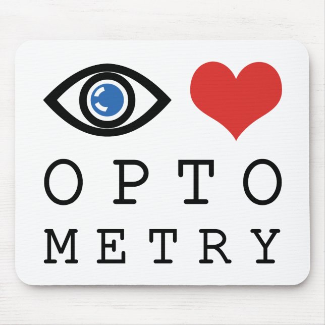 Eye Love Optometrie Mousepad (Vorne)